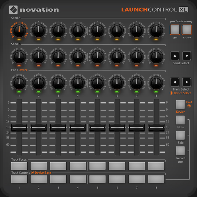 novation launchcontrol xl templates novation launchcontrol xl templates